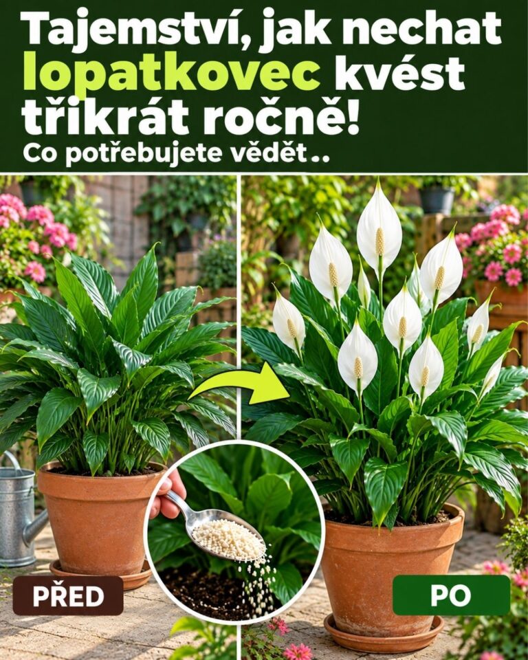 Tajemství, jak nechat lopatkovec kvést třikrát ročně! Co potřebujete vědět.