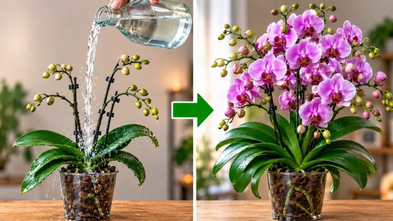 Přestaňte zalévat orchideje nesprávně! Zalévejte orchideje takto pro kvetení
